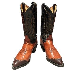 Tony Lama Tri-Color Cowboy Boots